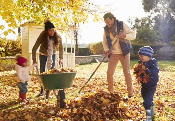 How to Rake Leaves Without Straining Your Joints